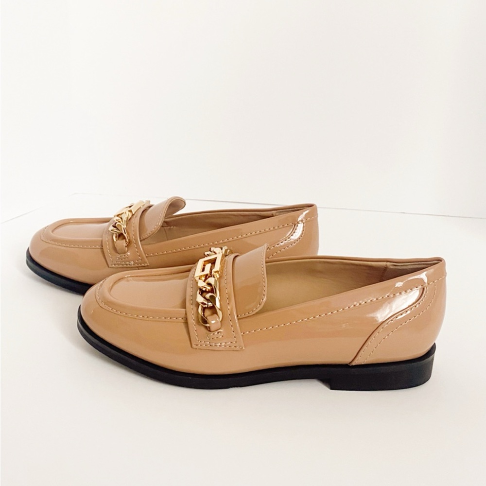 Guess Women's Pinkish Tone Flat Faux Leather
